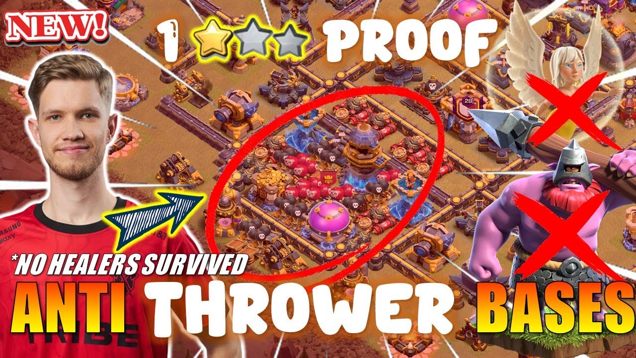 BEST TH18 ANTI THROWER LEGEND CWL WAR BASE WITH LINKS 2026 | +5800 PUSHING TROPHY | CLASH OF CLANS