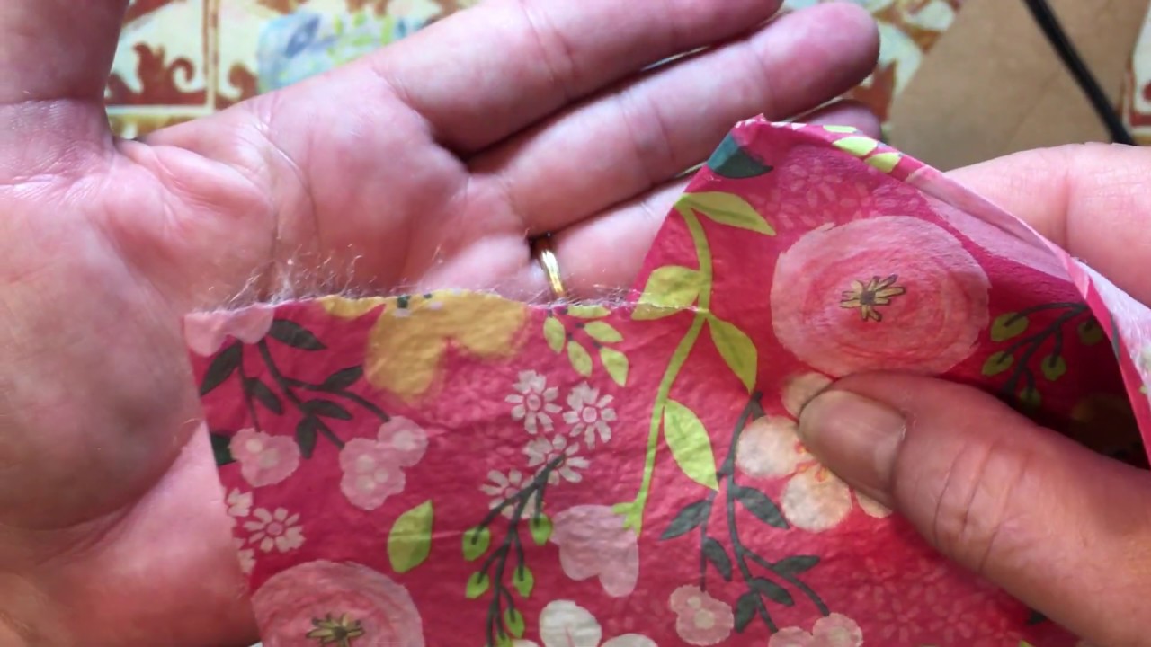 Journal on a Budget, Video 54, Faux Rice Paper Tutorial :)