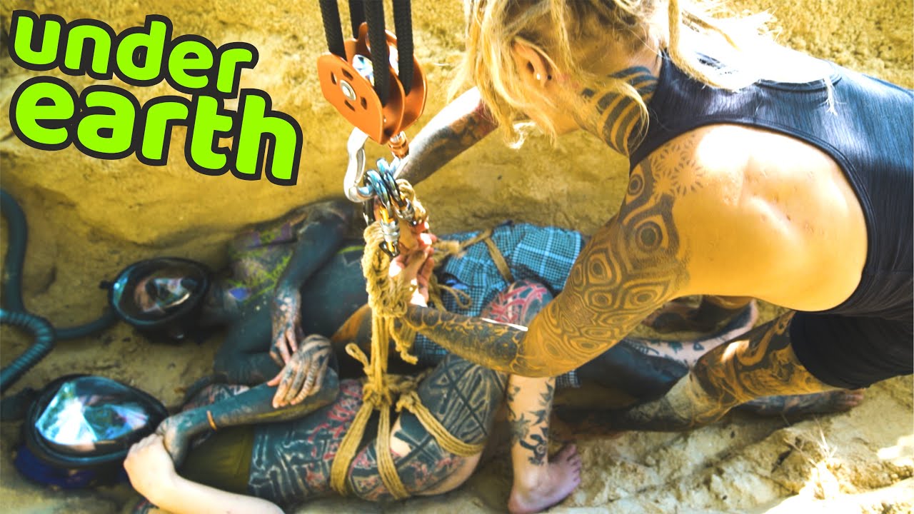 Burried Alive    *we put a couple underarth in a grave Challenge