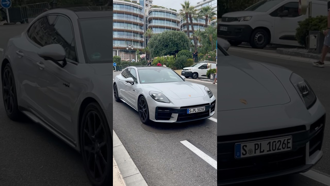 New 2026 Porsche Panamera in Monaco #monaco #luxury #lifestyle #supercars