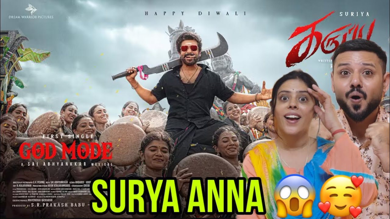 God Mode Lyric Video Reaction | Karuppu | Suriya | RJB | Trisha | ‪‪@SaiAbhyankkar‬ | Dream Warrior 