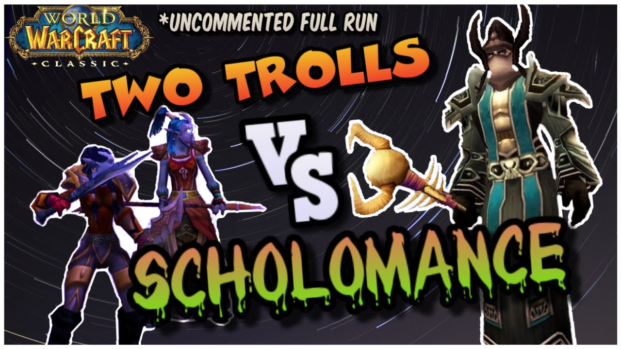 2 Man Scholomance - Is It Possible???  | Warrior/Shaman | World of Warcraft Classic