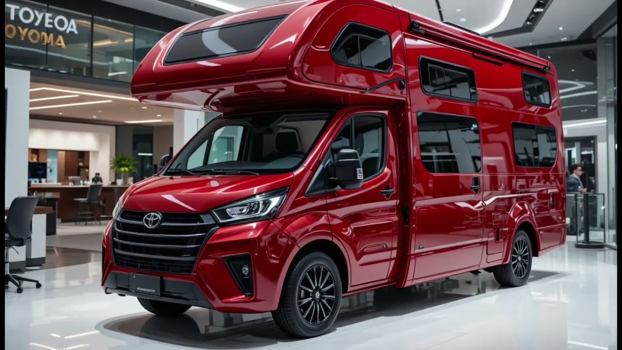 Generate Toyota powerful Luxury smart System future camper Motorhome Double Decker camper You Lnsane