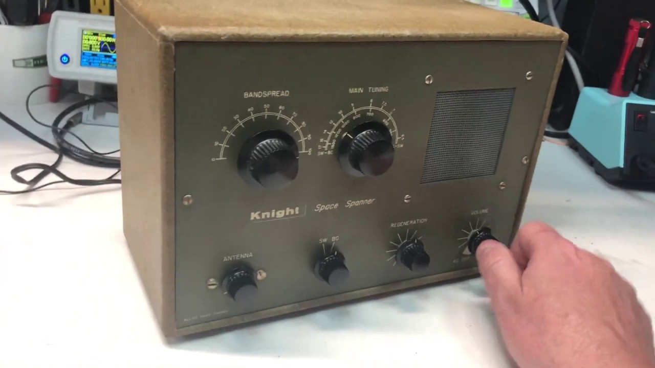 Knight Space Spanner Regenerative receiver - restored to operation