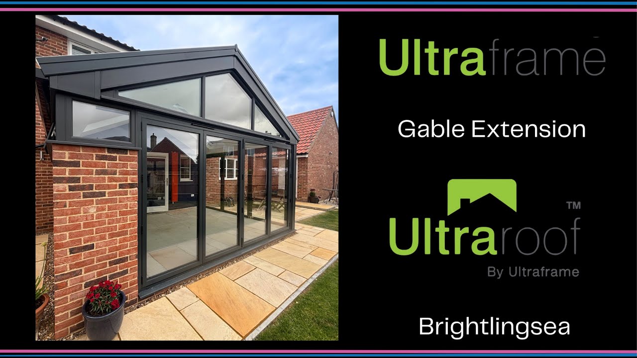 Gable roof Extension  (Brightlingsea, Essex) with open corner bifolds