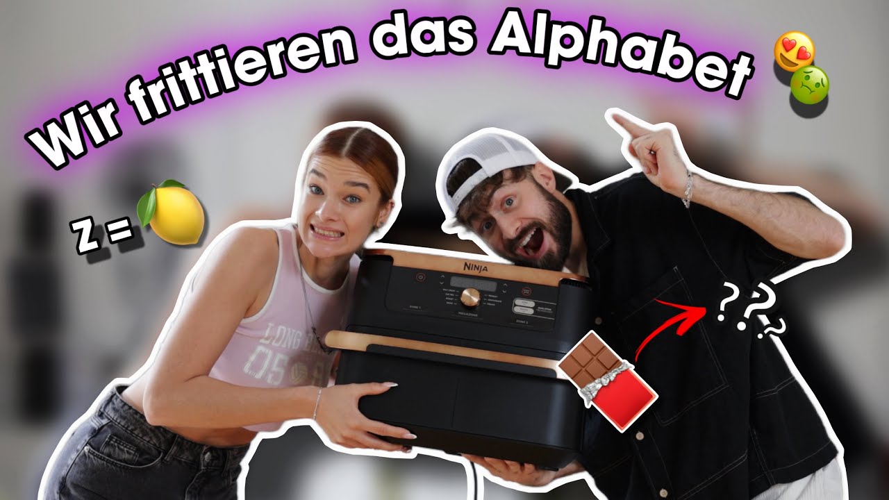 Wir FRITTIEREN das komplette ALPHABET 😂 | stineundmarc