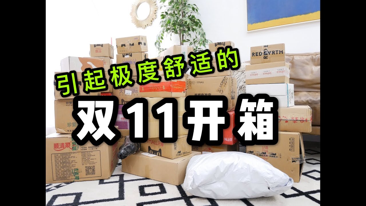 超爽双十一开箱（附价格）护肤彩妆家居 双11开箱购物分享 shopping haul