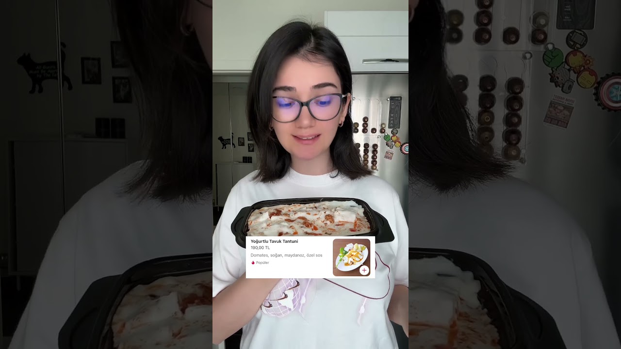 Yoğurtlu tantuni sipariş verdim, b&ouml;yle bir lezzet olamaz yerken kendimden ge&ccedil;tim