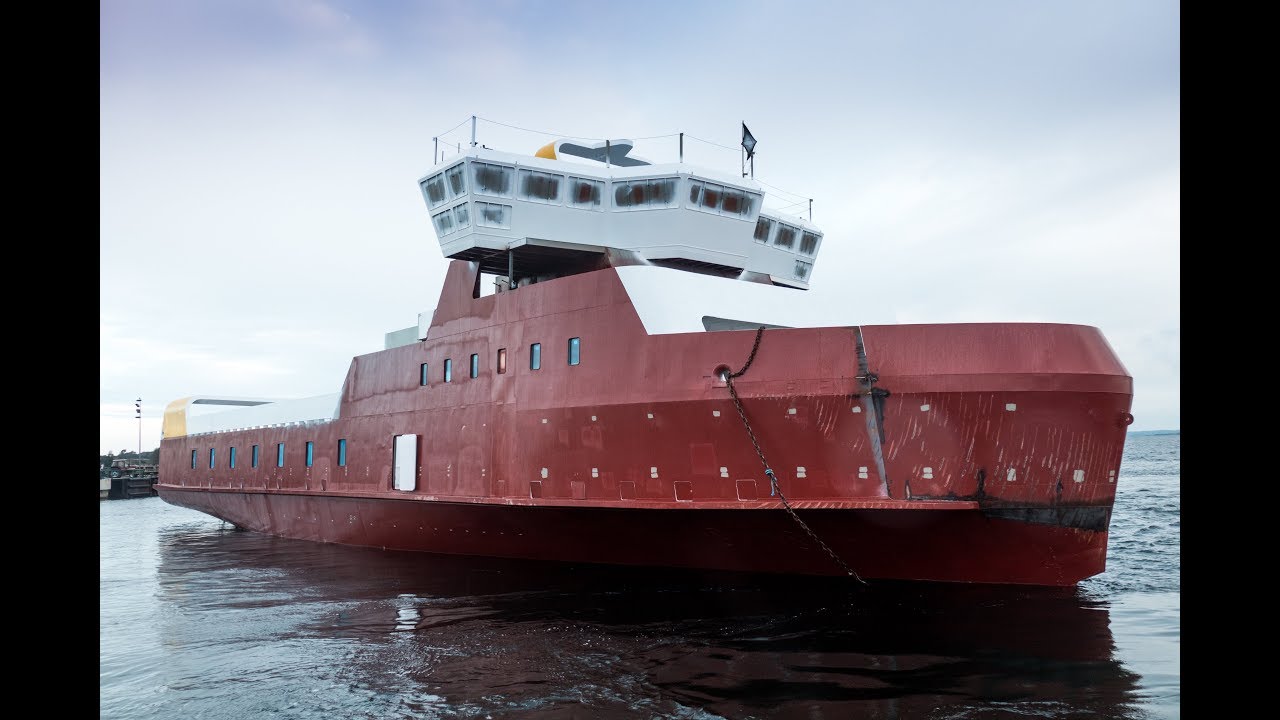 Danmarks første nybyggede batterifærge ankommer til Søby Værft på Ærø Fyns Amts Avis Søsiden FAA dk