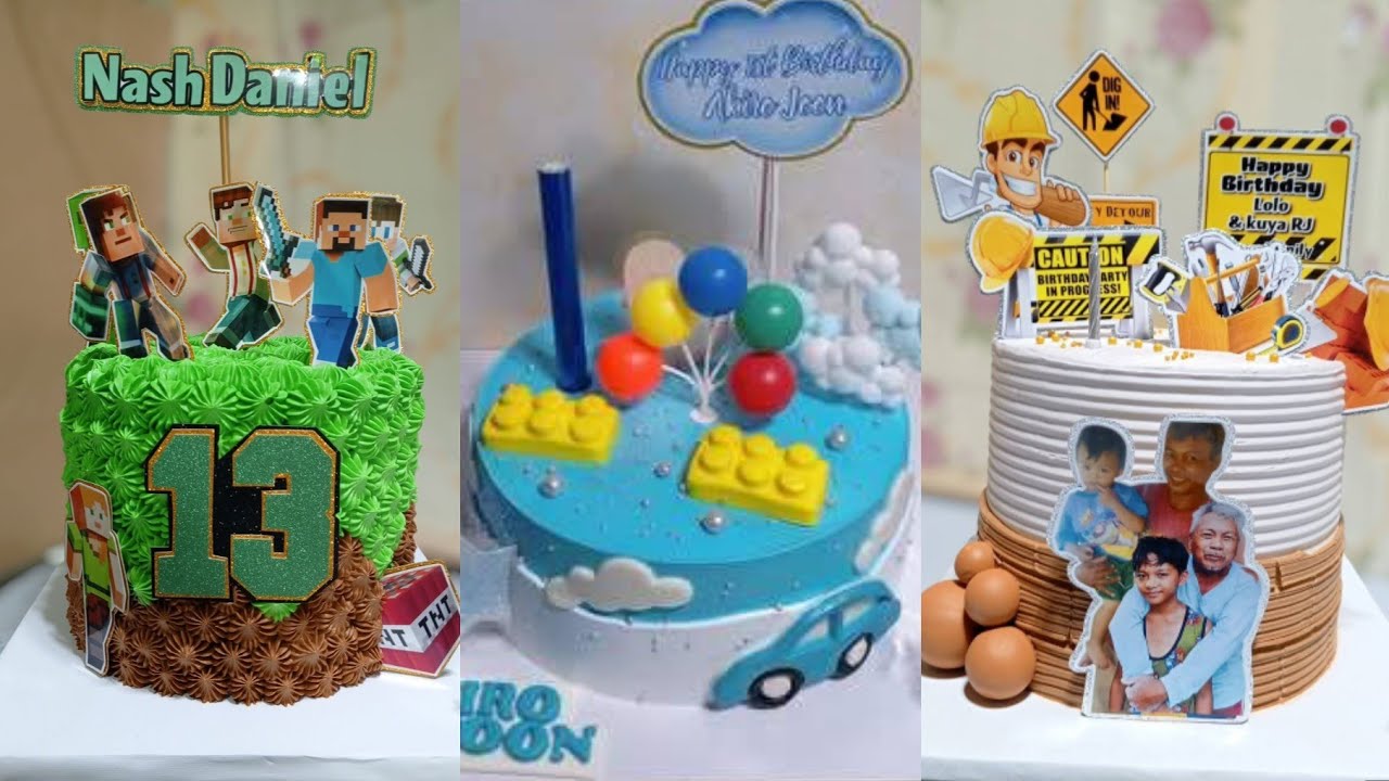 Customized Cake | Orders Birthday Cake | GalBon's Cake [no music] [no talking] 