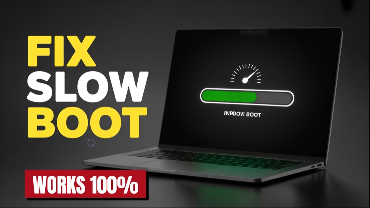 How to Fix Slow Windows Boot in Minutes!!
