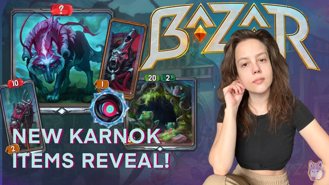 🎯New Hero Karnok Items Reveal! The Bazaar 🐺✨ #bazaar
