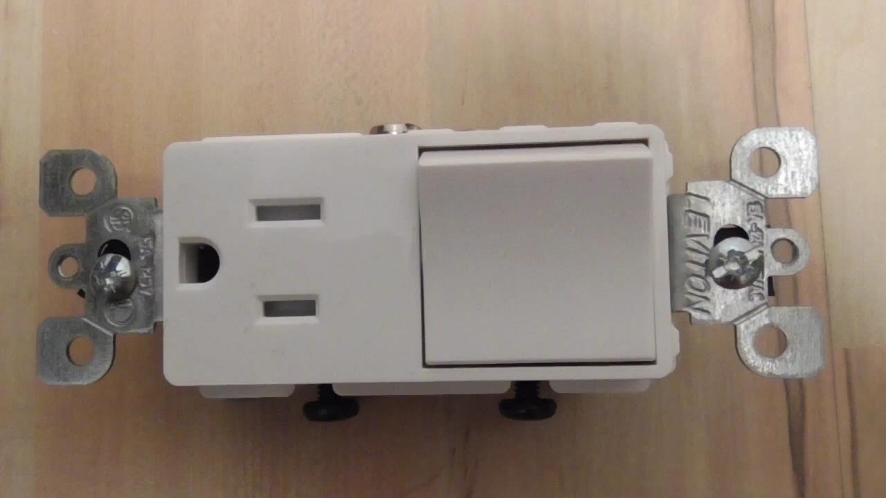 Converting a Light Switch to a Switch / Outlet Combo DIY LVT1739 T-5625 Decora Levition
