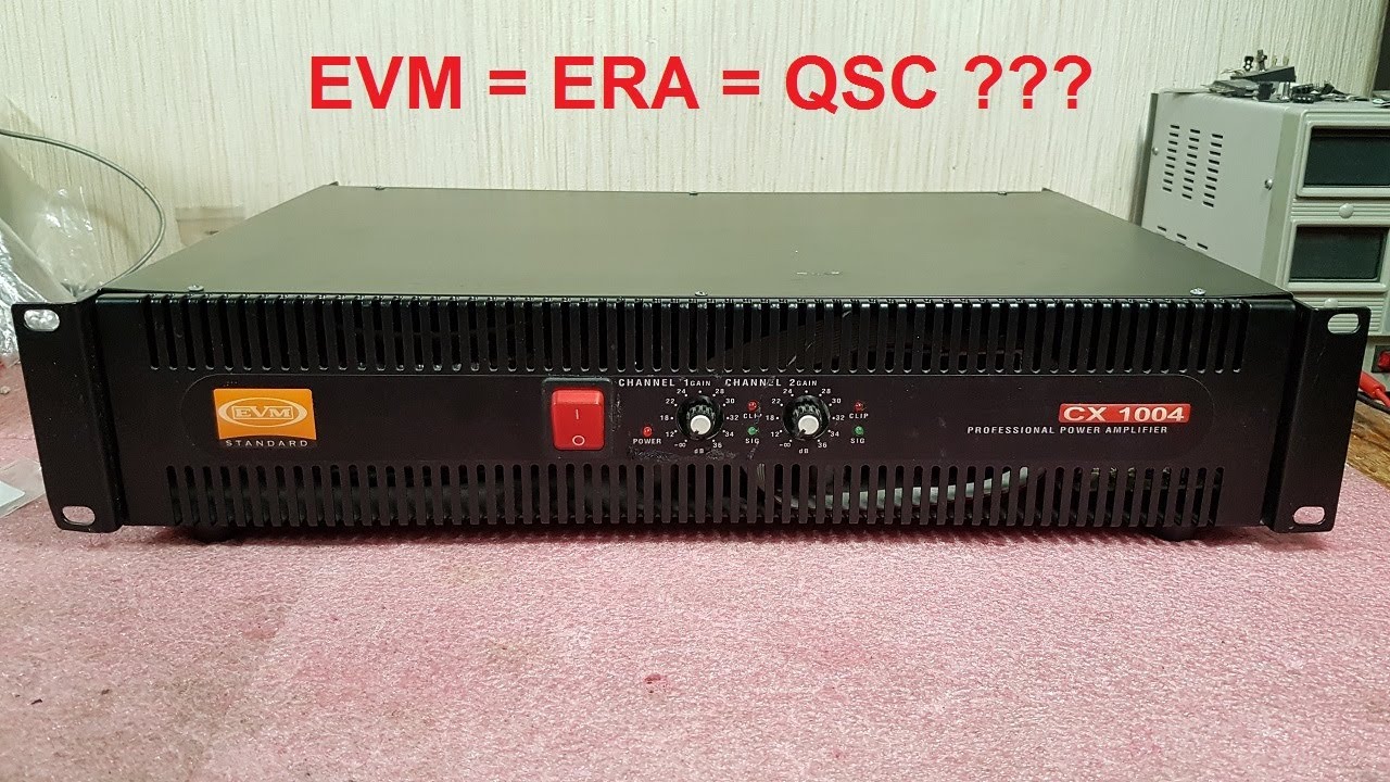 EVM CX 1004 ремонт обзор ERA 350, ERA 450, ERA 650 усилитель Василия Котченко QSC RMX 850, RMX 1450