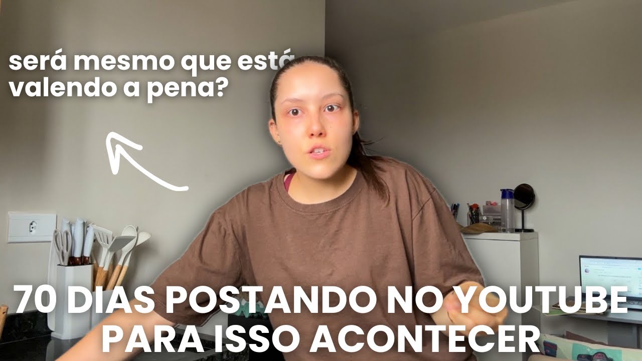 O que ACONTECEU depois de 70 DIAS POSTANDO VÍDEOS no YOUTUBE (ninguém fala isso)