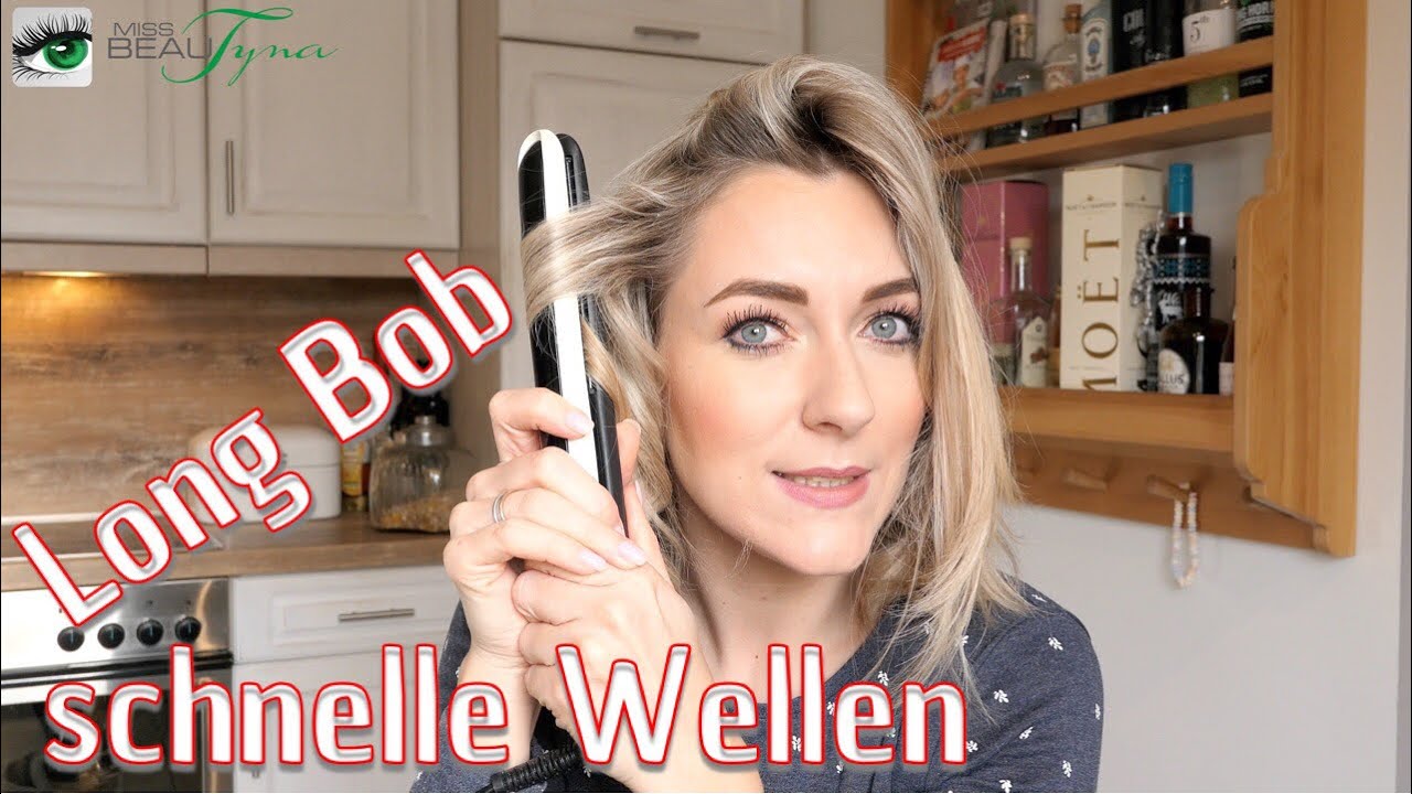 schnelle Wellen/ Locken *Longbob* mit Glätteisen