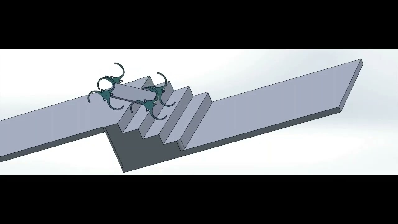 Staircase climbing robot #robotics #robot