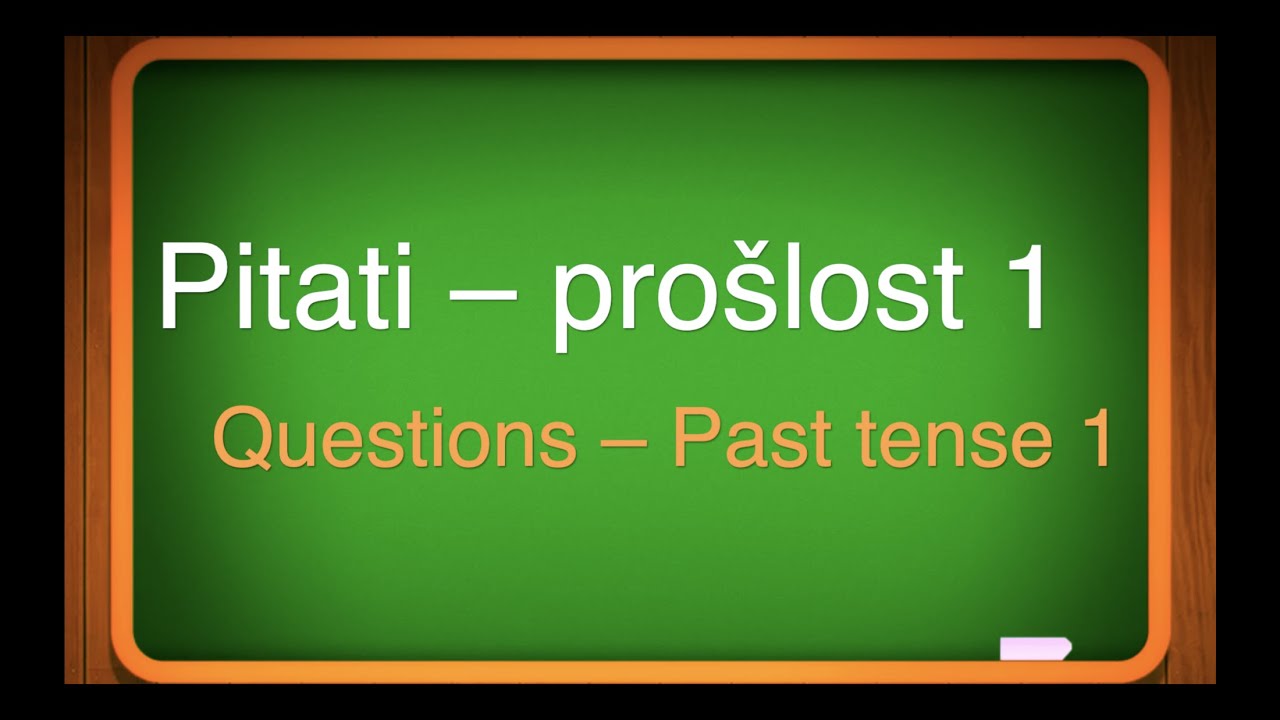 Lekcija 85 - Pitati – prošlost 1–Questions – Past tense 1 - (nauci-engleski.com)