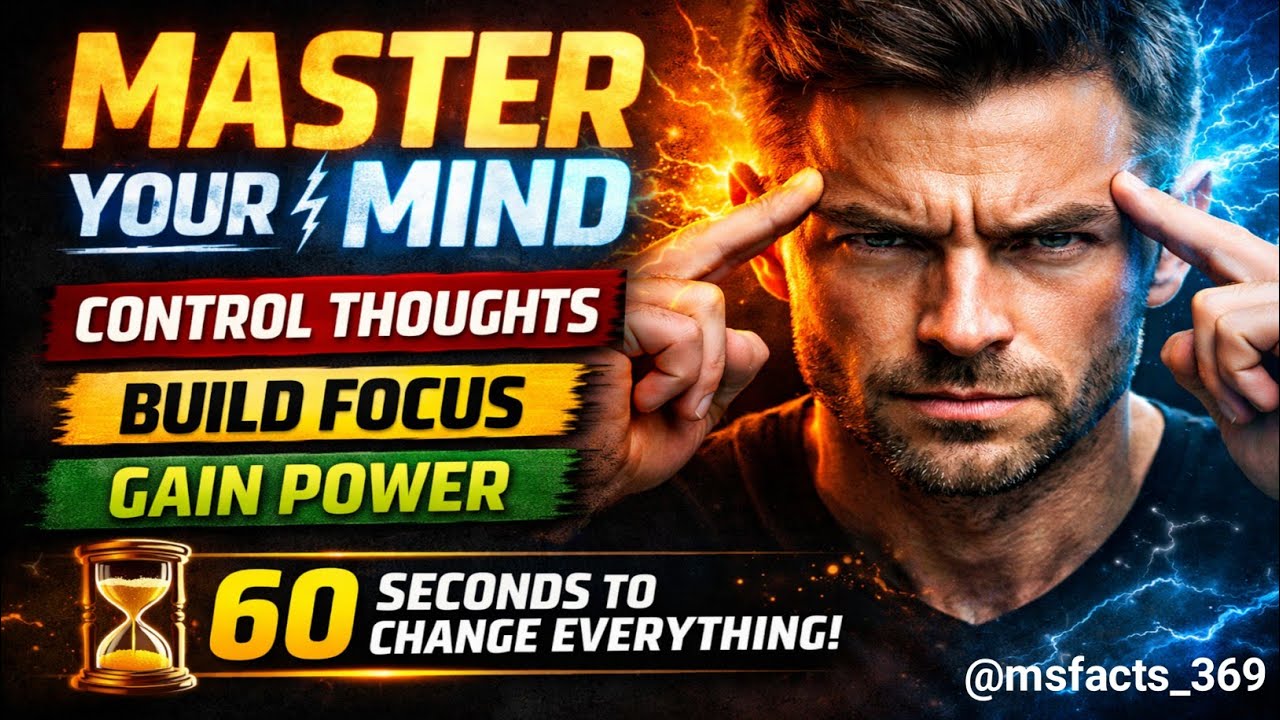 Master Your Mind in 60 Seconds | Control Thoughts, Focus & Inner Power