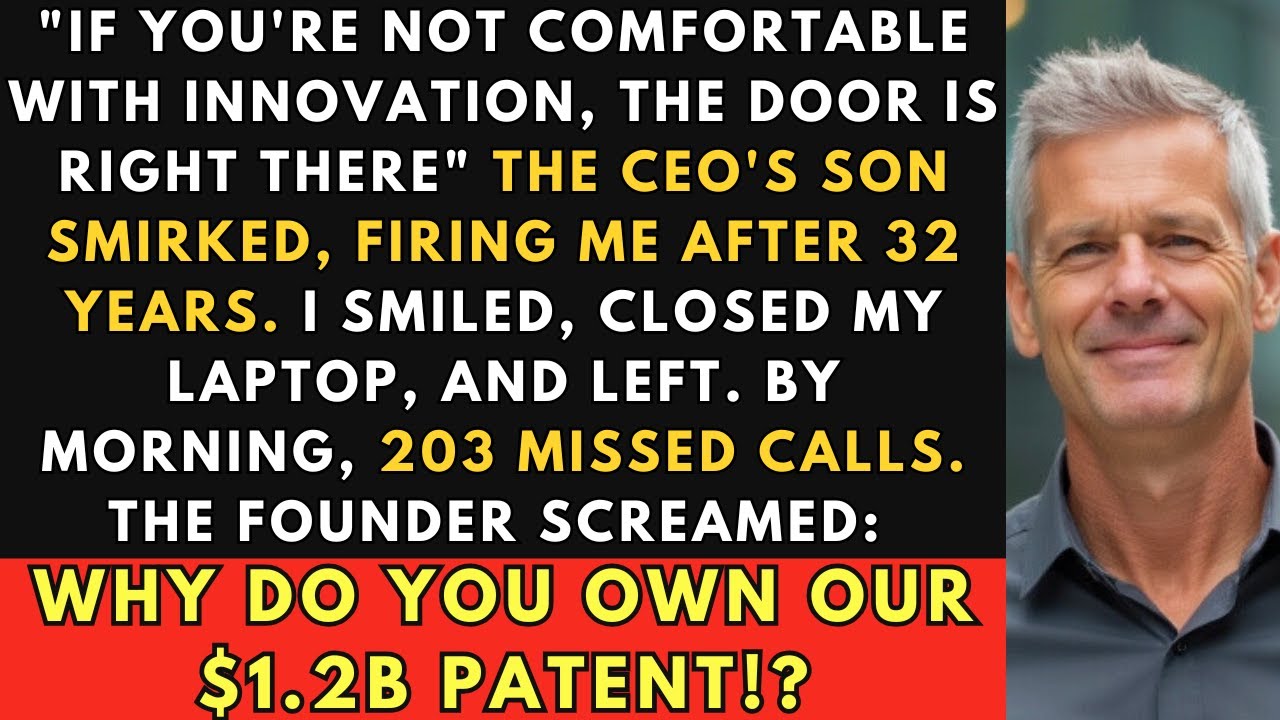 My CEO's Son Fired Me—I Took Back the $1.2B Patent