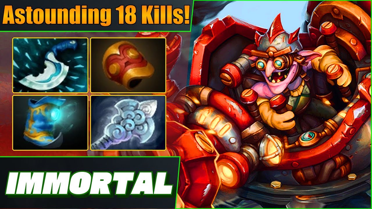 Immortal Timbersaw Hard Support 🩺 Phenomenal 18 Kills! Dota 2 DotaPulse Full Gameplay