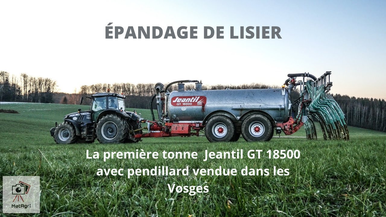 💥Massey-Ferguson 7720 S Dyna VT en black édition attelé sur une tonne à lisier Jeantil GT 18500💥