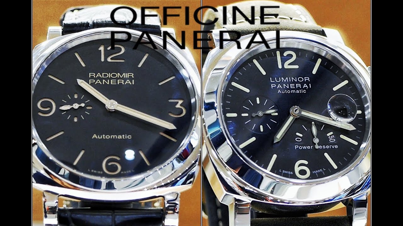 Часы Panerai: Radiomir и Luminor