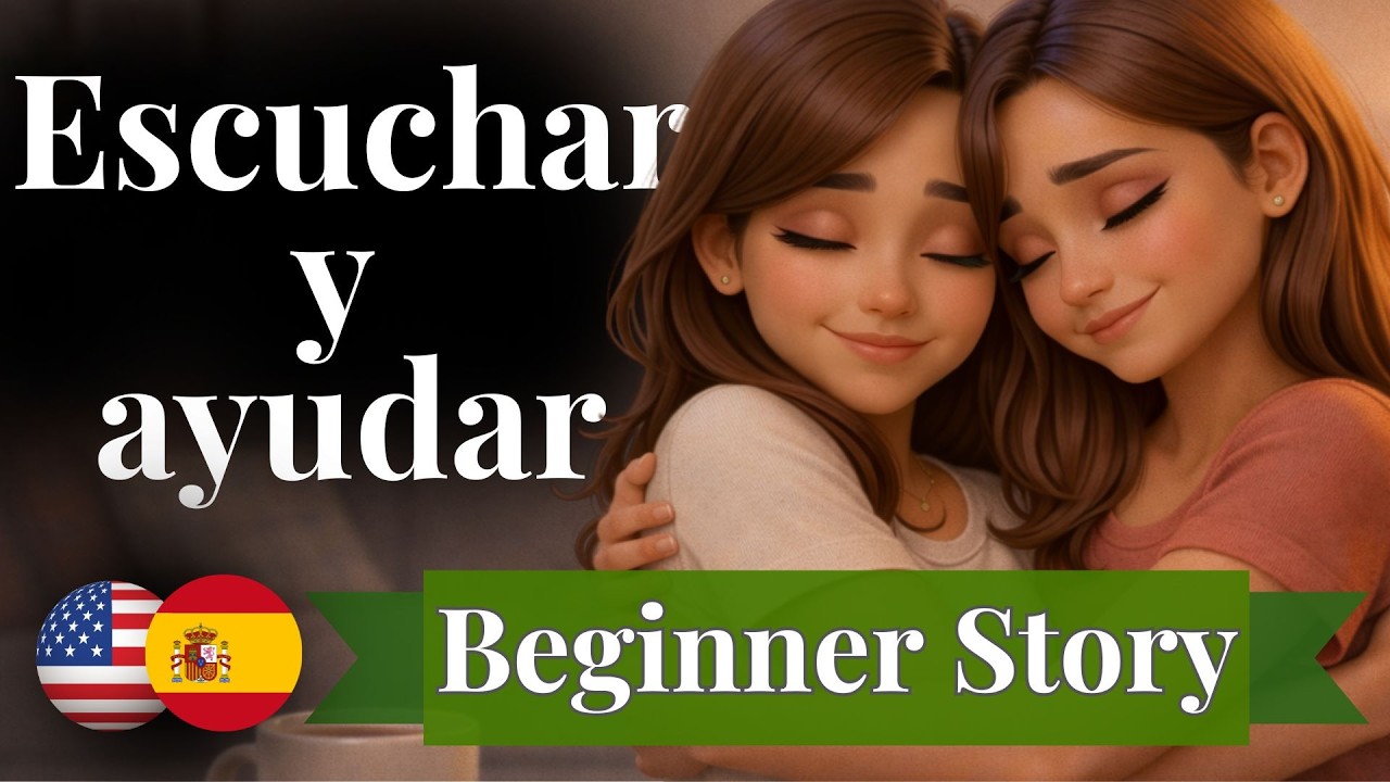 Learn Spanish Through a Short Story (A1–A2) | She Told Me Her Problem | Past & Present