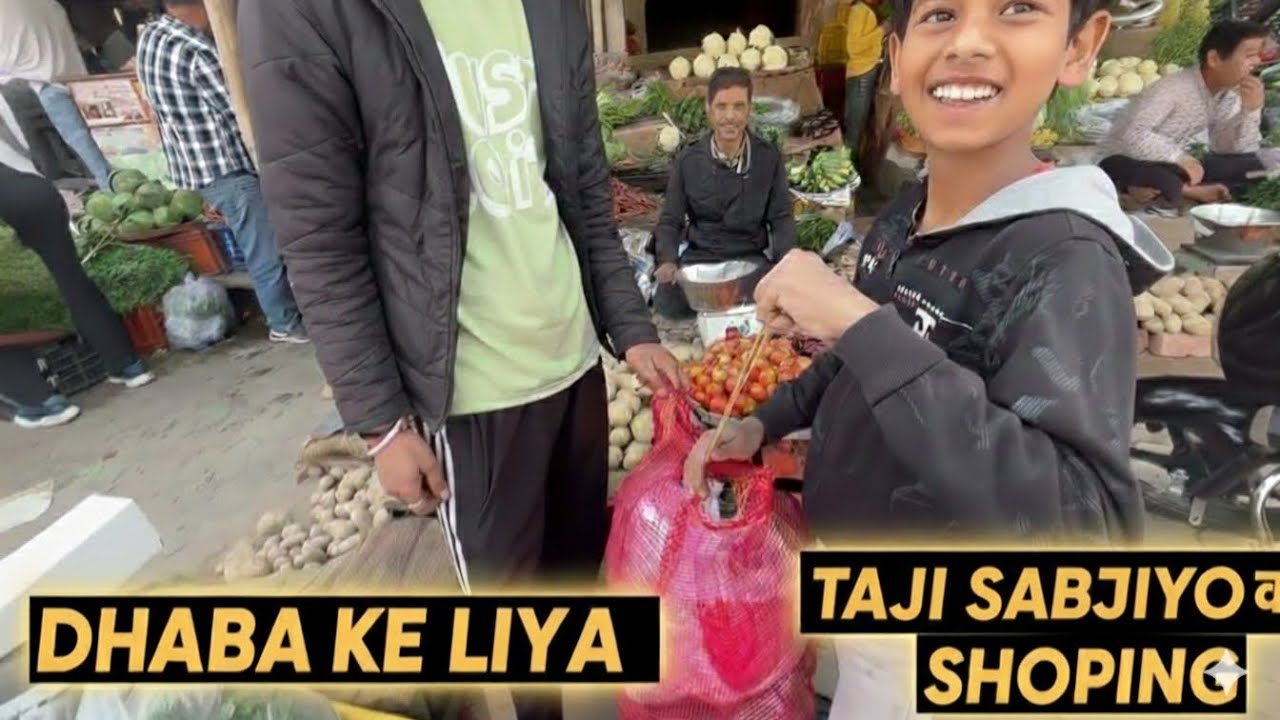 Dhabe ke liye 50kg Taaza Sabziyan li! 😱 | Mandi Vlog