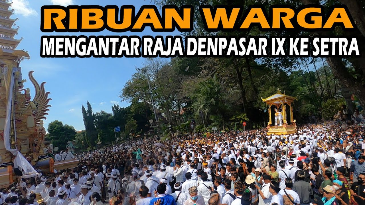 Mbludak! Ambulance disiagakan! Kereta Kerajaan iringi Pelebonan Puri Agung Denpasar|Raja Denpasar IX