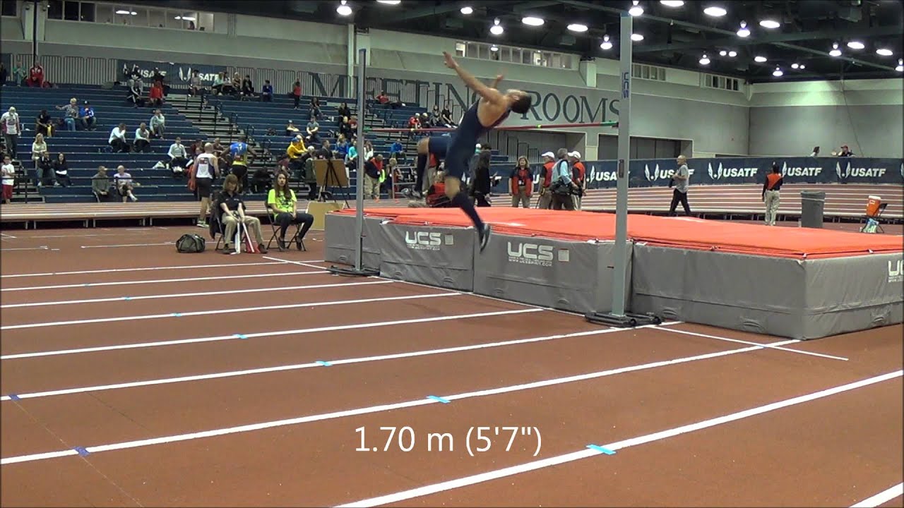 M30-49 High Jump at 2016 USA Masters Indoor Nationals - Albuquerque, NM