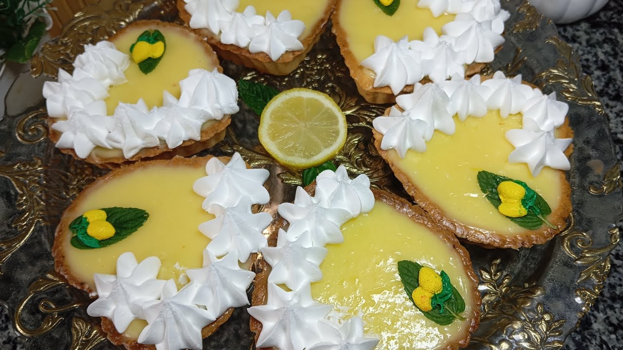 تارت الليمون 🍋✨بمذاق منعش وشكل يخطف الانظار 😍 سهلة وناجحة 💯