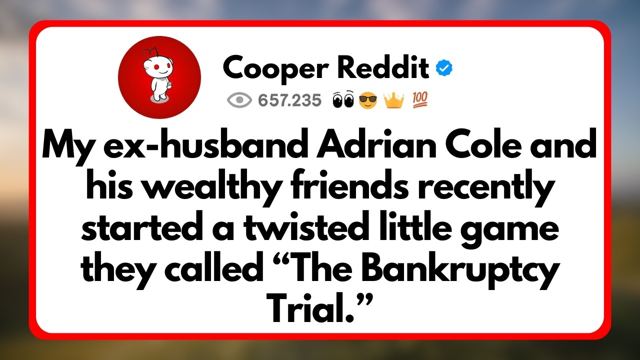 My Ex-husband Adrian Cole and his Wealthy Friends Recently Started a Twisted Little Game they...