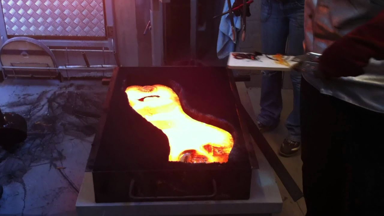 Glas gieten Marjan Smit