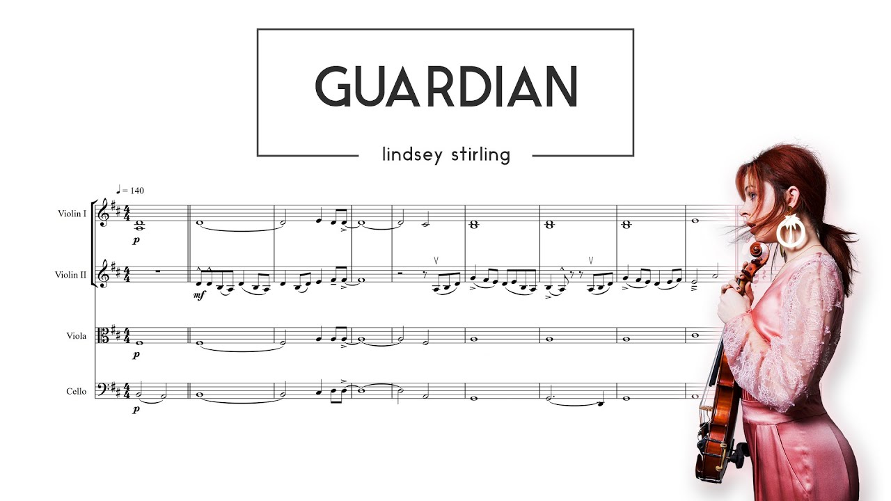 GUARDIAN - Lindsey Stirling | STRING QUARTET SHEET MUSIC