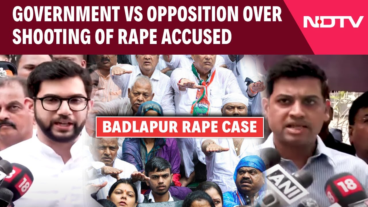 Badlapur Rape Case | Maharashtra Government Vs Opposition Over Shooting Of Badlapur Rape Accused