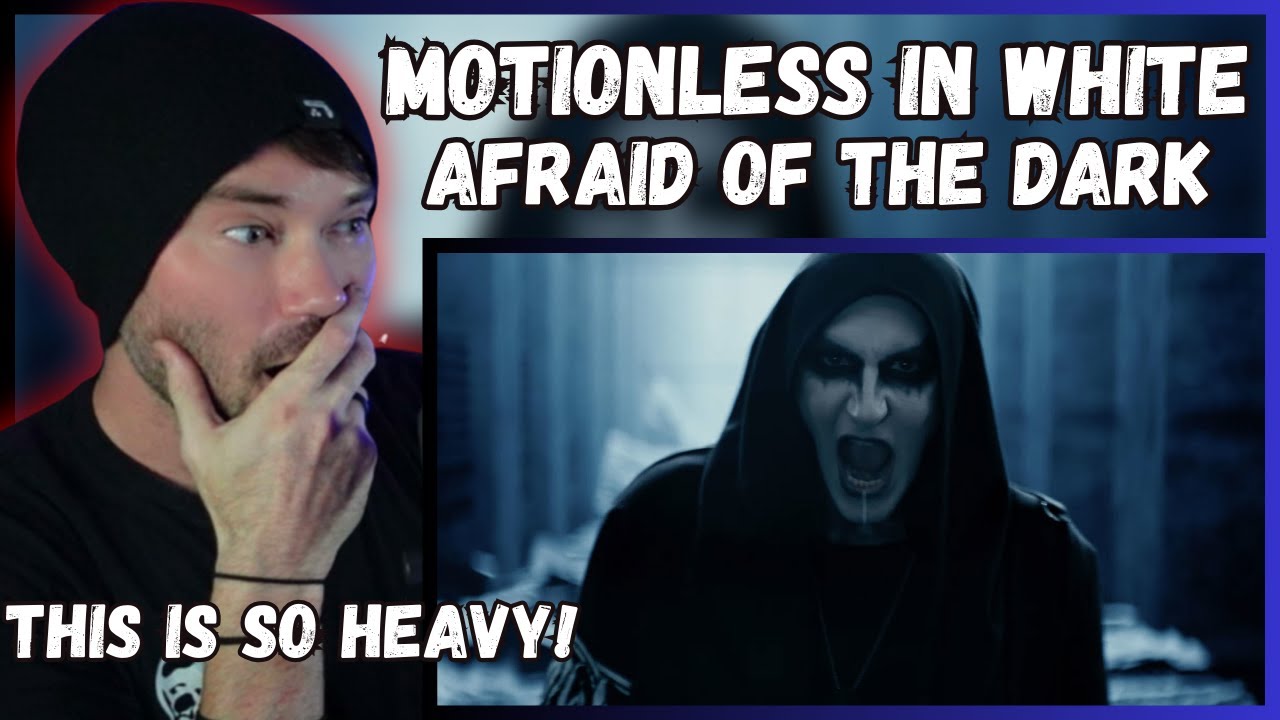 Motionless In White - Afraid of the Dark [Официальное видео] | Реакция вокалиста метал-группы
