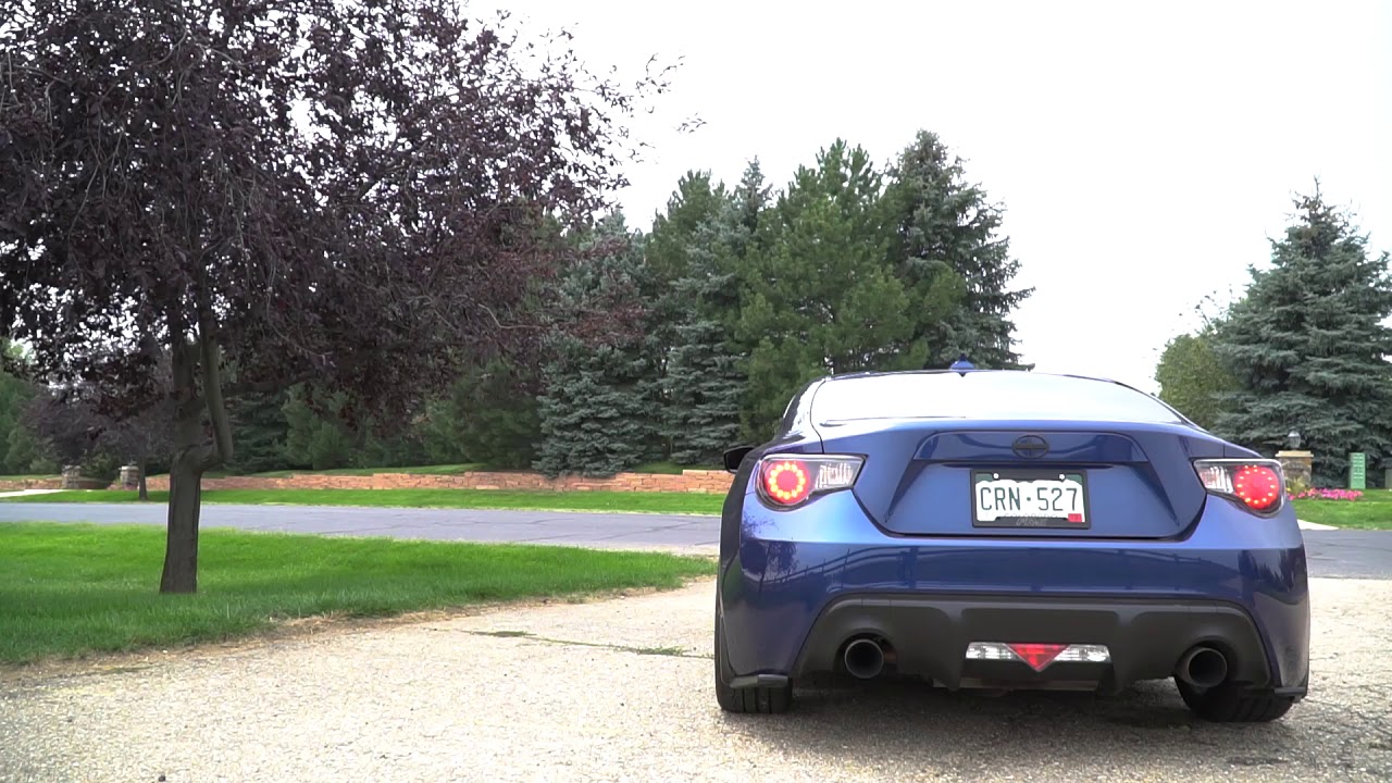 Turbo Scion FRS- Perrin Exhaust (revs, cold start, acceleration)