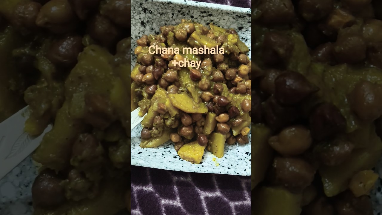 chana mashala+chay 