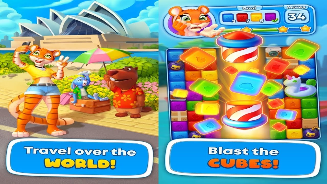 Travel Blast: Puzzle Adventure Gameplay #2 (iOS/Android)