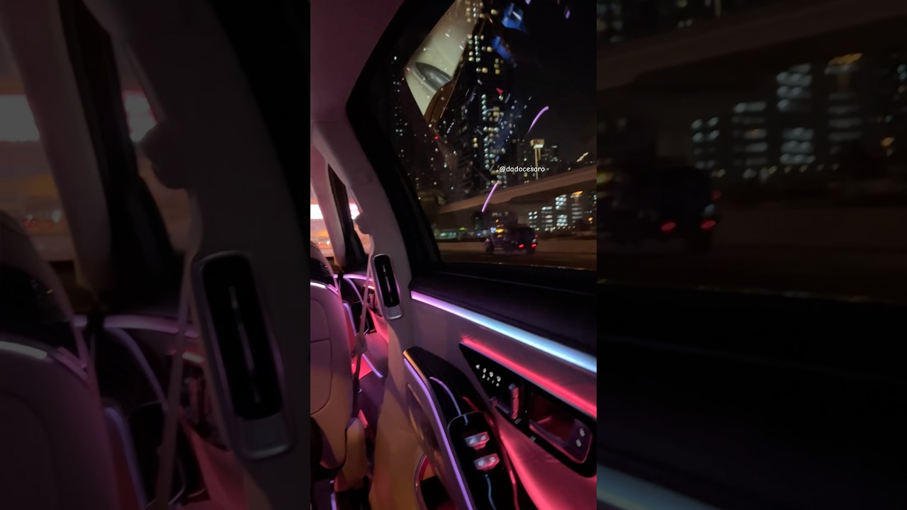 NIGHT RIDE- MERCEDES-MAYBACH S580 IN DUBAI - VIP SEATS