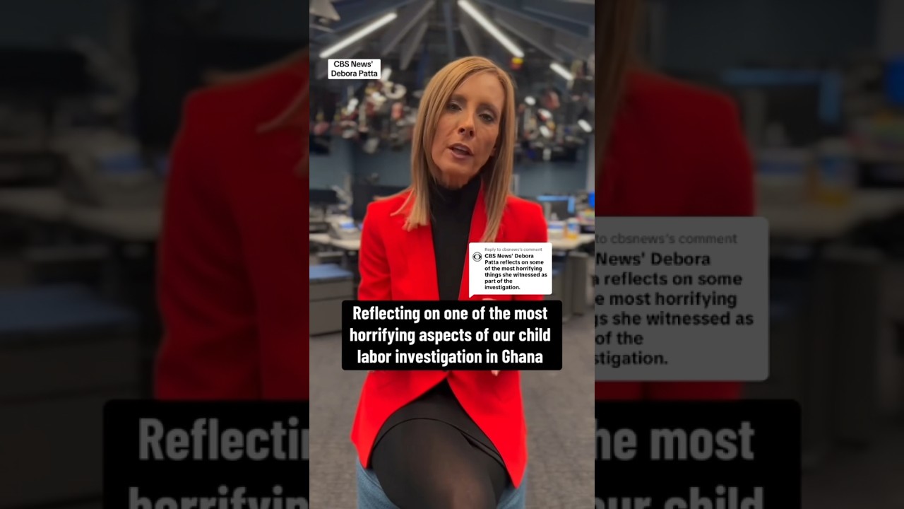 Debora Patta reflects on child labor investigation in Ghana #shorts