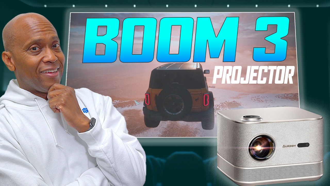 AURZEN BOOM 3 — многофункциональный проектор с потрясающей аудиосистемой