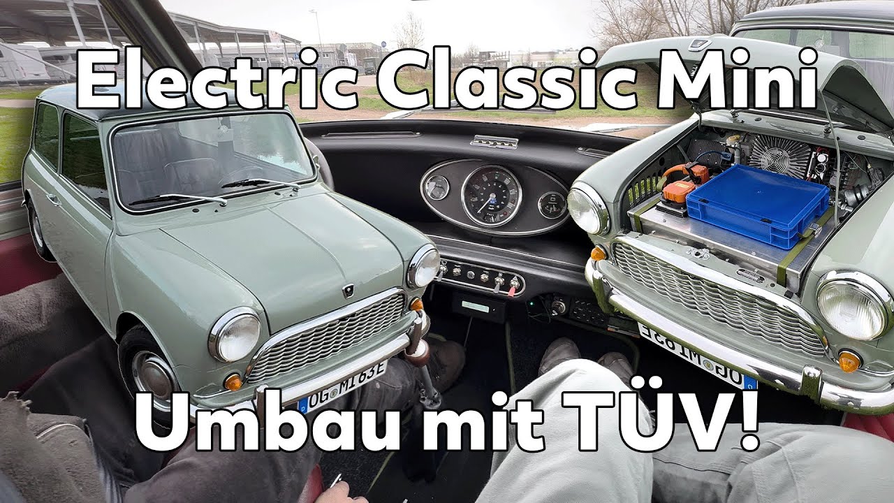 Electric Classic MINI - Review & Testfahrt - Elektro Umbau mit TÜV! - EV CONVERSION