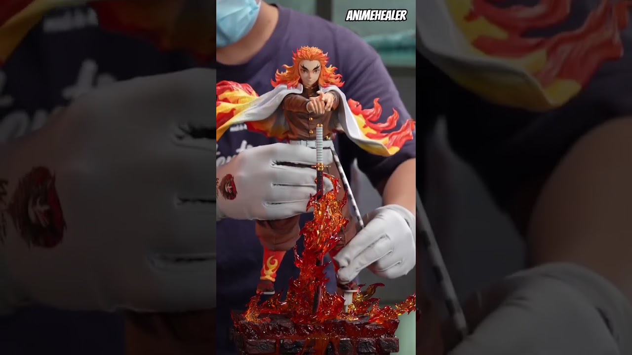 Flame Hashira Rengoku Figure Unboxing 🔥 | Demon Slayer  #anime #demonslayer #shorts