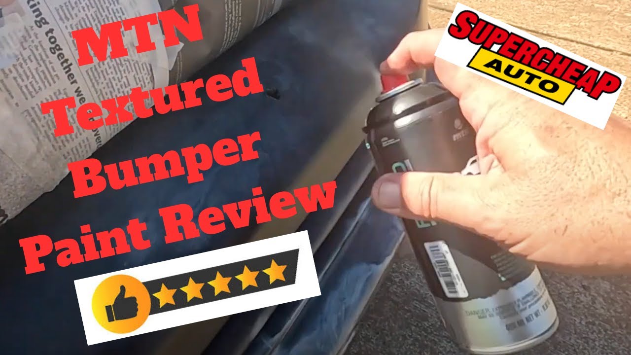 MTN Textured Bumper Paint Review - L300 Express Bumper Restoration - Supercheap Auto