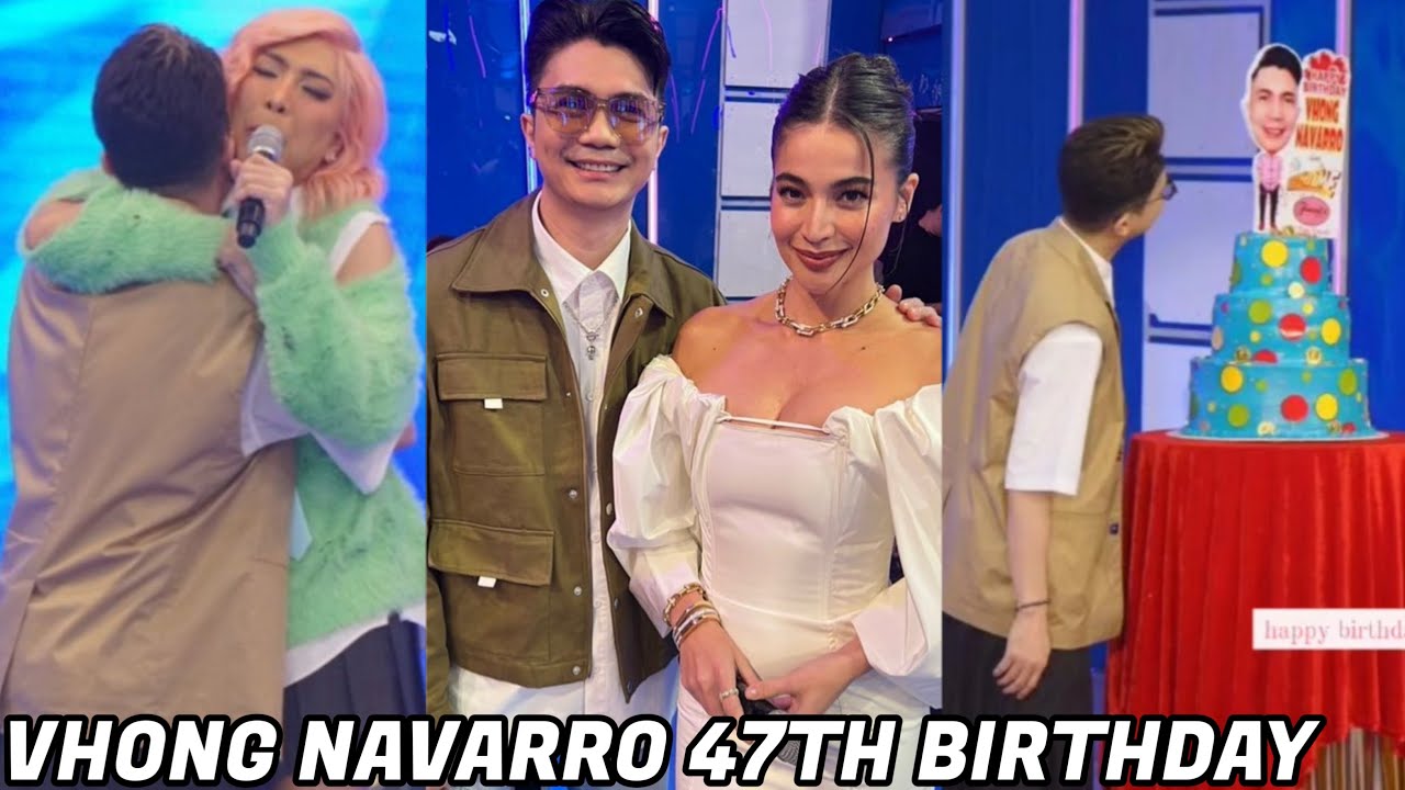 VHONG NAVARRO NAGING EMOSYONAL SA KANYANG 47TH BIRTHDAY NG SURPRESAHIN SIYA NG SHOWTIME FAMILY