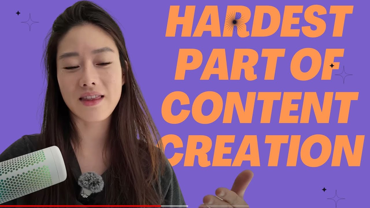 HARDEST PART of CONTENT CREATION