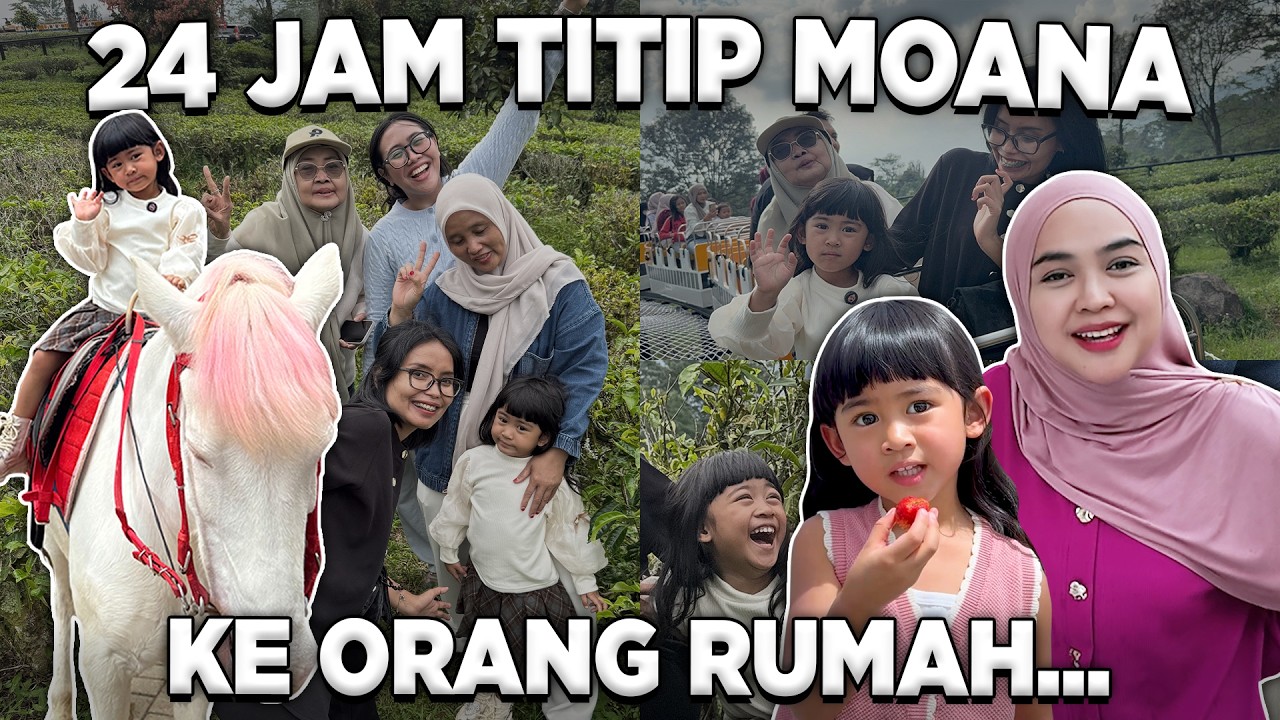 RICIS TITIP MOANA KE ORANG RUMAH.. PADA HEBOH..!!!