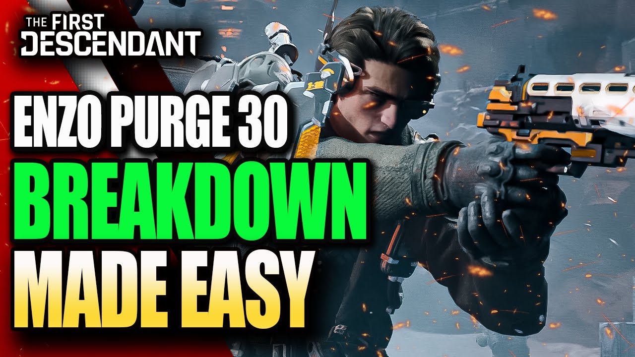 Firearm Master Enzo Guide: EASY Purge 30 Support Build in The First Descendant!